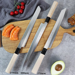 Faca Para Sashimi Sushi Oriental - Nakari 27cm 30cm e 27cm • Inclui Caixa Para Presente